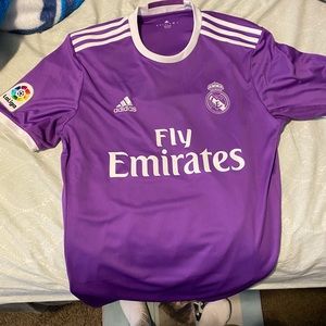 Size Medium Real Madrid Purple Jersey Adidas